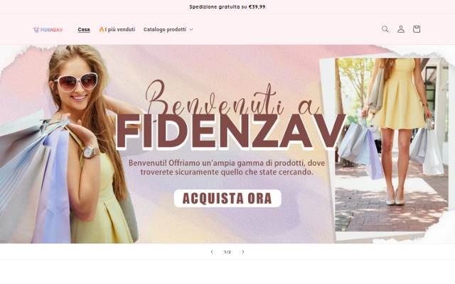 Fidenzav storefront