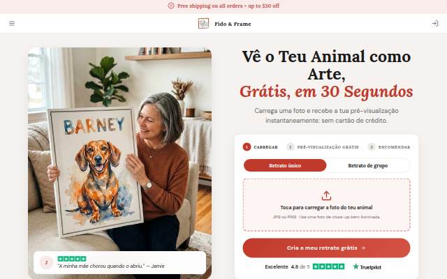 Vitrine de Fido &amp; Frame — Artist