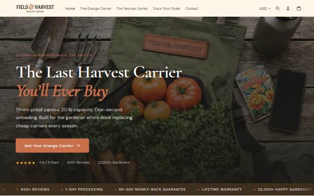 Field &amp; Harvest Co storefront