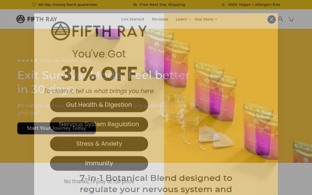 Fifth Ray storefront