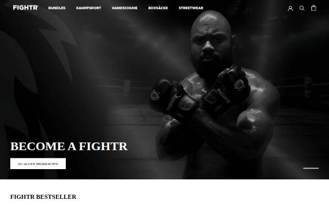 FIGHTR storefront