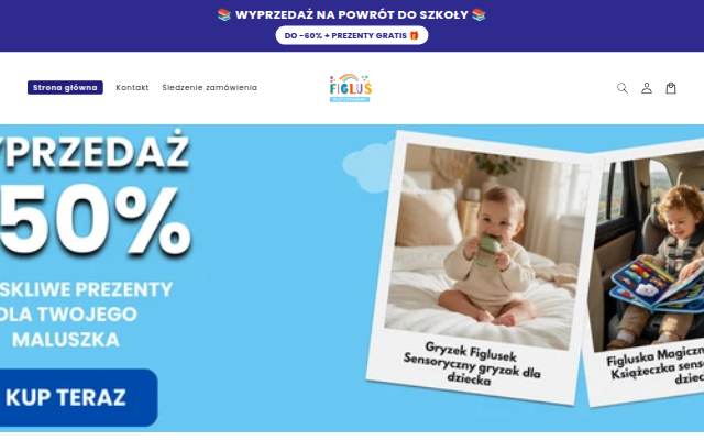 Figluś Sklep z zabawkami storefront