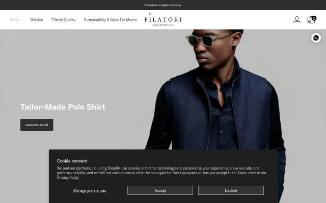 Filatori storefront
