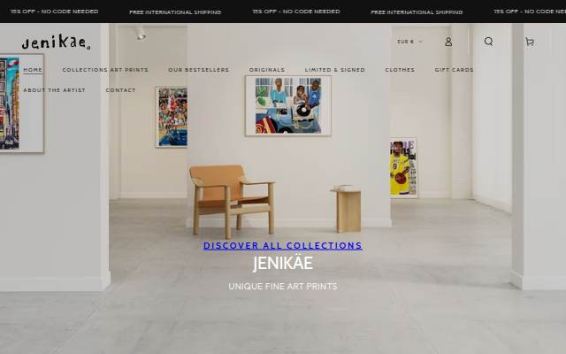 Filipp Jenikae Art Prints storefront