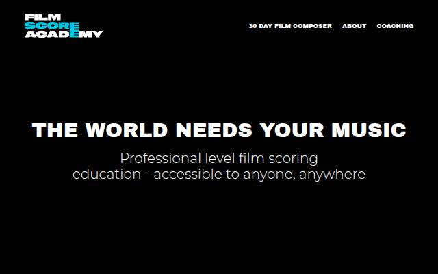 Montra da Film Score Academy