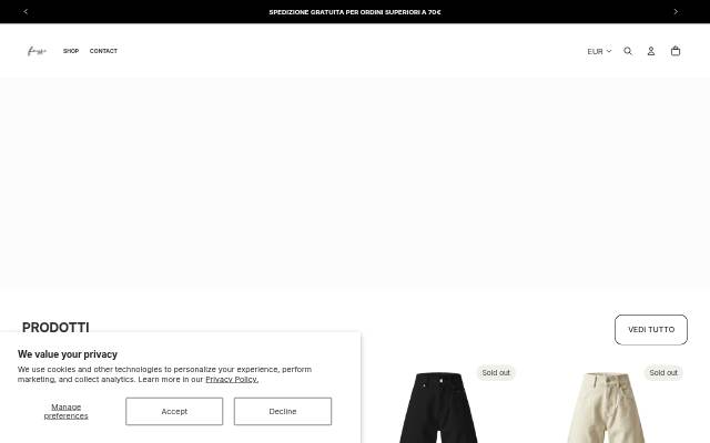 Finesse storefront