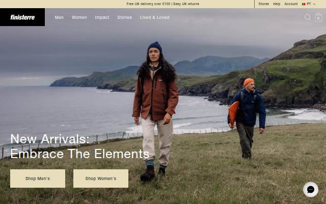 Finisterre storefront