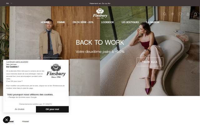 Finsbury Shoes storefront