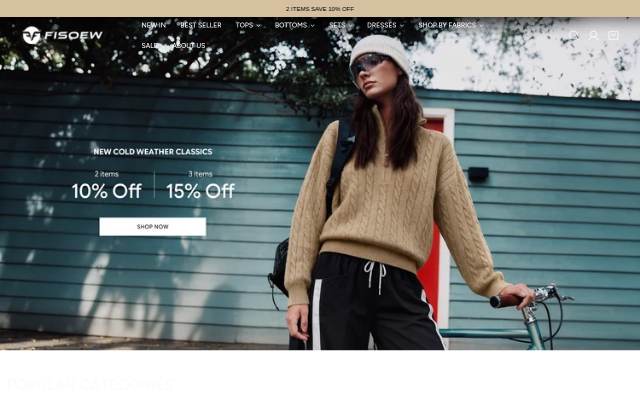 Fisoew storefront