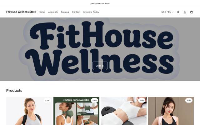 FitHouse Wellness Store storefront