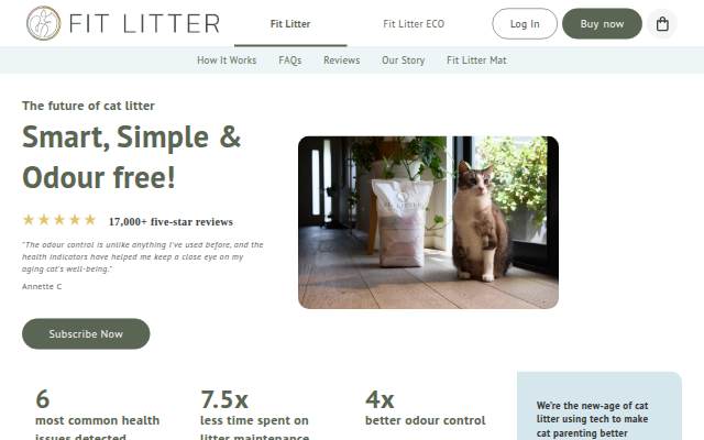 Fit Litter storefront