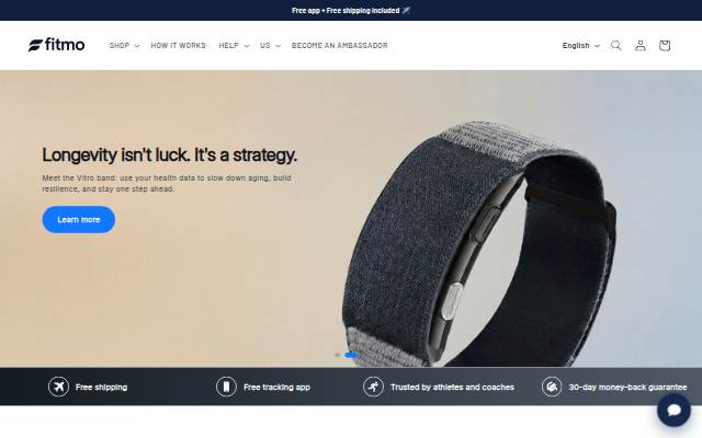 Fitmo storefront
