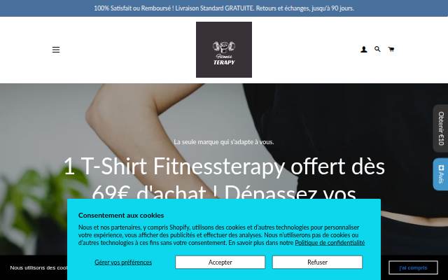 fitnessterapy storefront