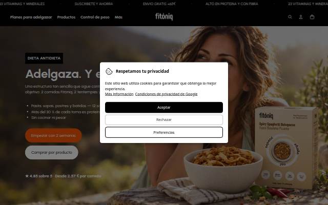 Fitóniq storefront