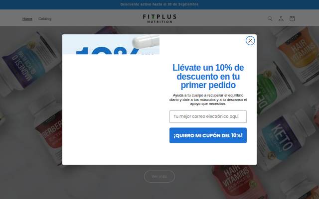 Fitplus Nutrition storefront