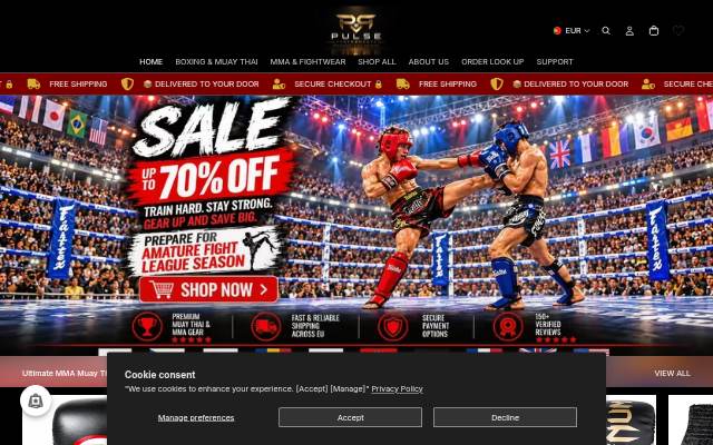 FitZone360 storefront
