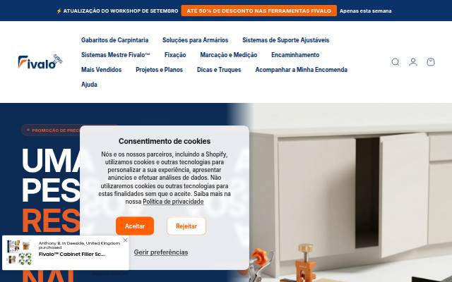 Fivalo storefront