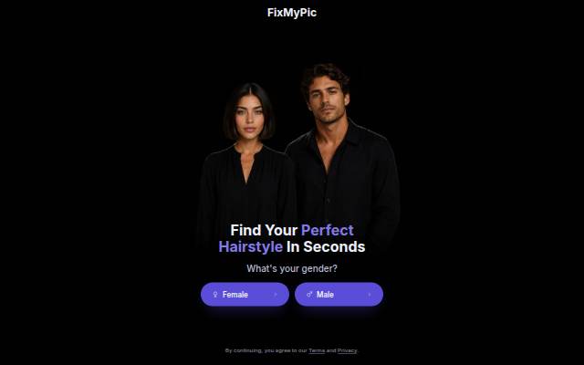 Startseite von Fixmypic