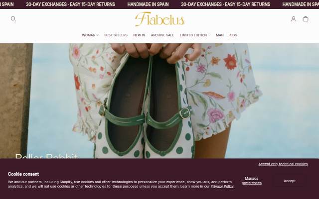 Flabelus storefront