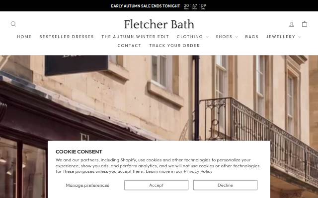 Fletcher Bath storefront