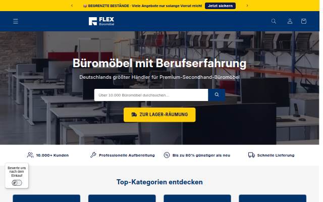 FLEX Büromöbel storefront