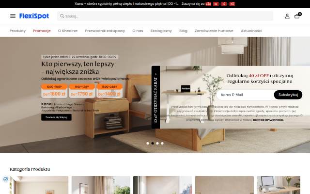 FlexiSpot storefront
