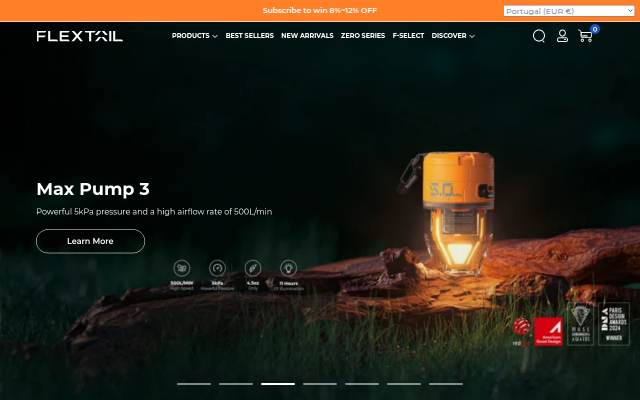 FLEXTAIL storefront