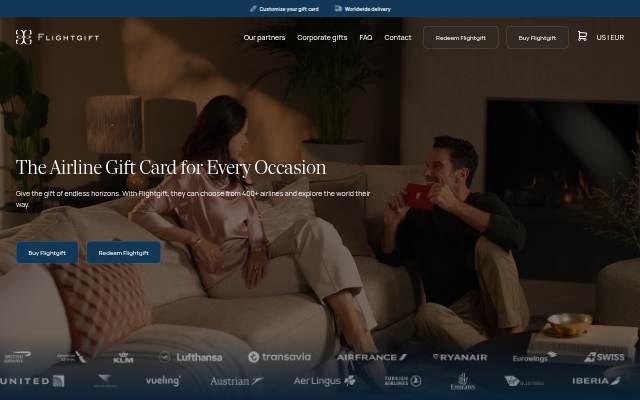 Flightgift storefront