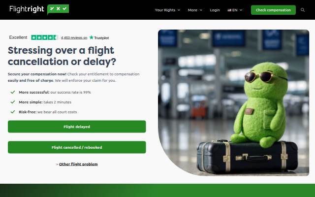 Flightright storefront