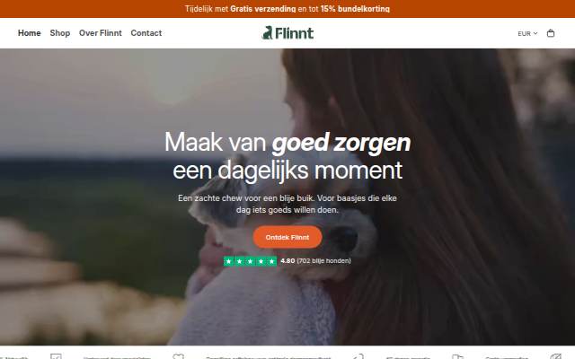 Flinnt | Supplementen voor honden storefront