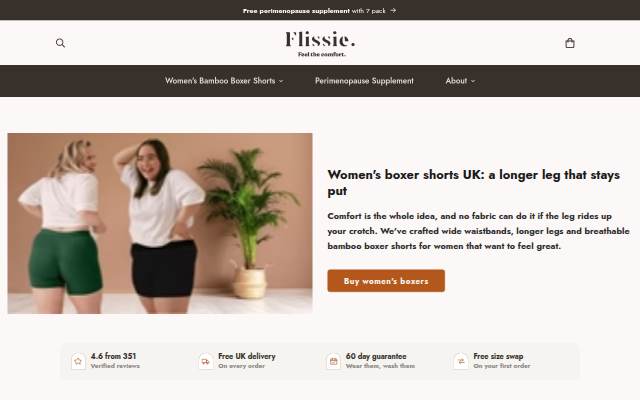 Flissie storefront