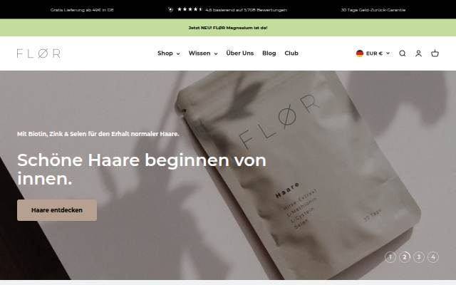 FLØR storefront