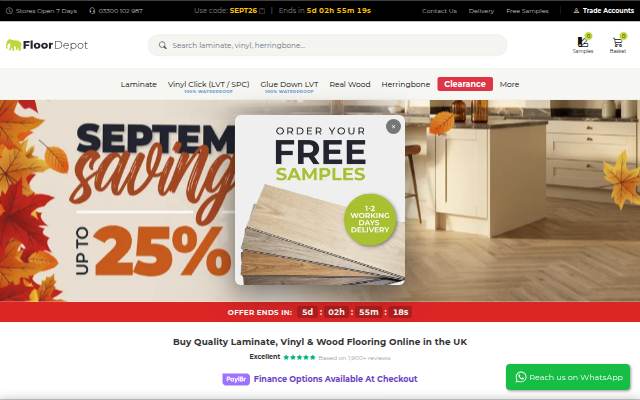 Flooring UK storefront