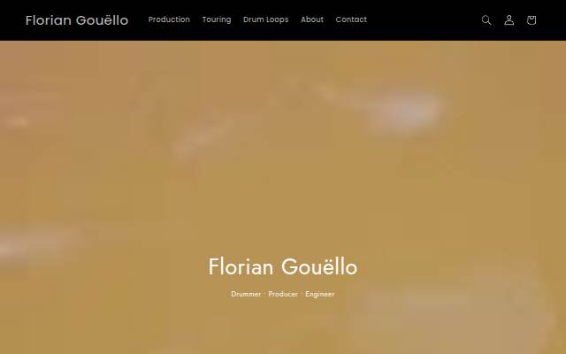 Florian Gouëllo storefront