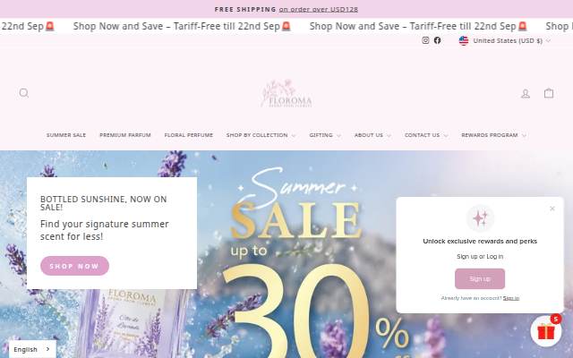 Floroma 花之滴 storefront