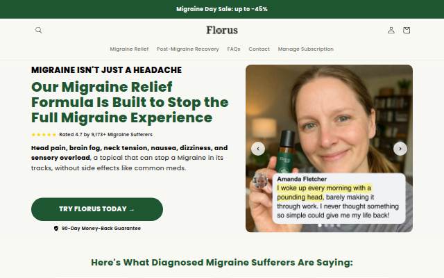 Florus Relief storefront