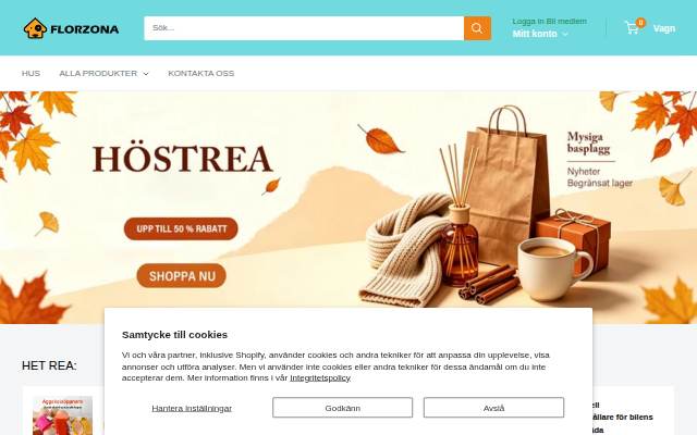 Florzona storefront