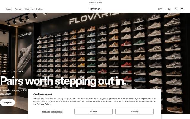 Flovarise storefront