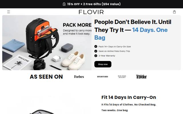Flovir storefront