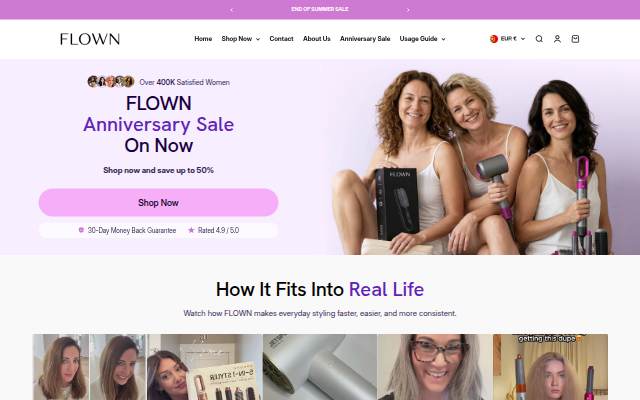 Flownbeauty storefront