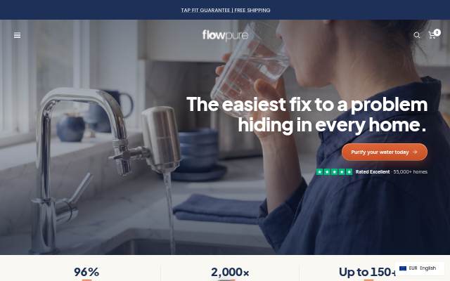Flowpure storefront