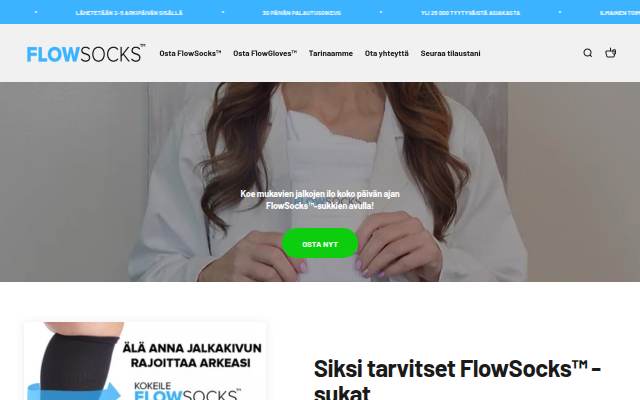 Flowsocks.fi storefront