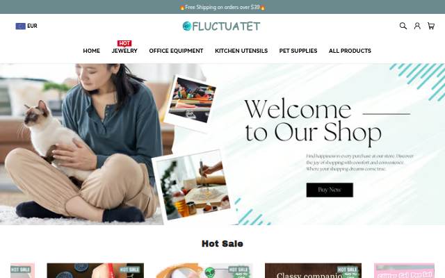 FLUCTUATET storefront