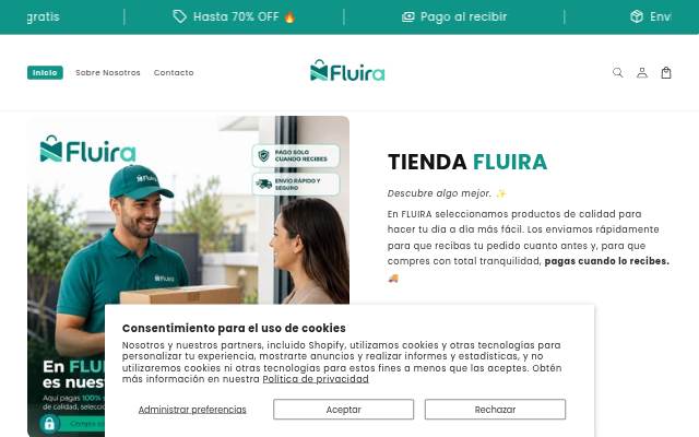 Fluira storefront