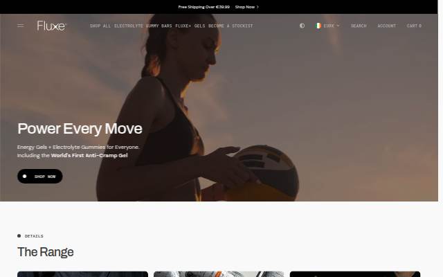 Fluxe-active storefront