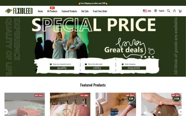 FLXIBLEED storefront