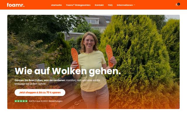 Foamr DE storefront
