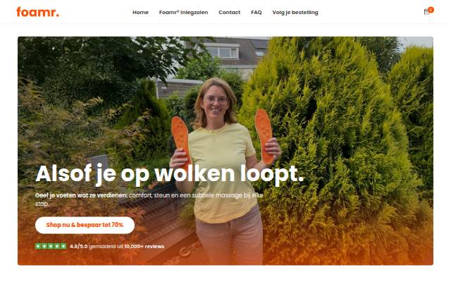 Foamr NL storefront