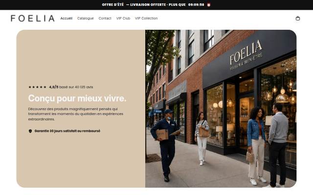 FOELIA storefront