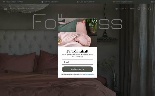 Folkness storefront